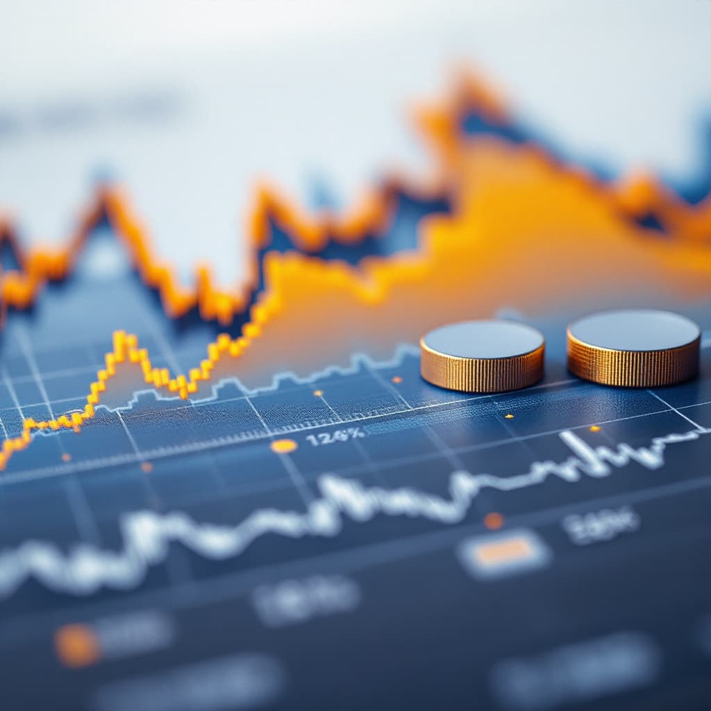 AI generated: A sentiment chart with positive and negative trends. dslr, ultra quality, sharp focus, tack sharp, d...