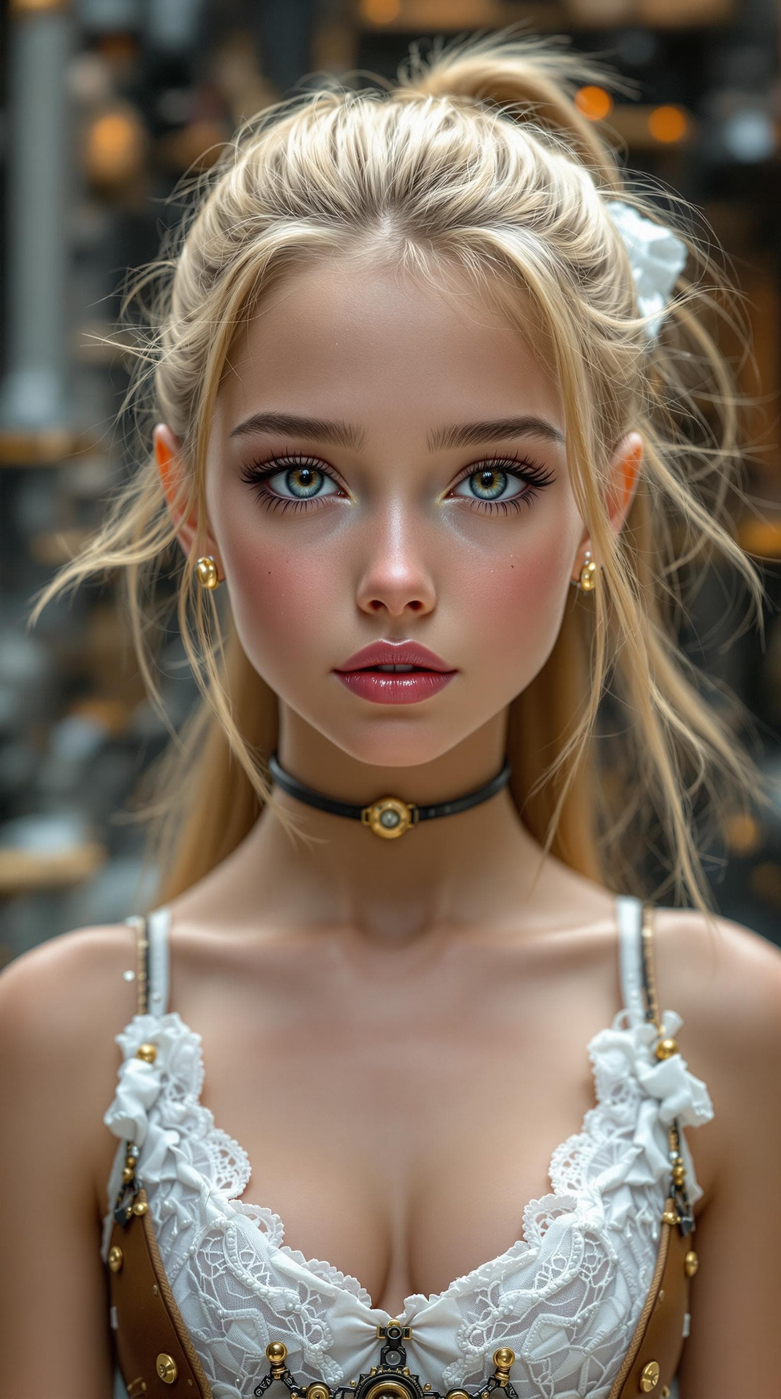 AI generated: a professional photo of a exceptionally beautiful girl in the world (age 11), (eleven year old), hig...