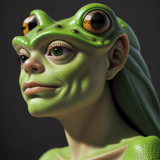 AI generated: photo d&d woman frog head photorealistic high detail
