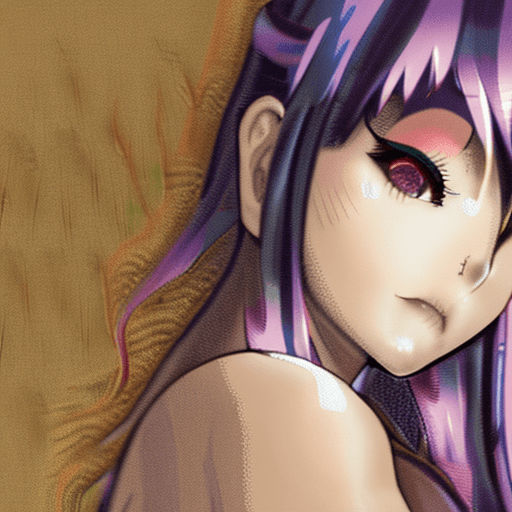 AI generated: Anime style, fully naked girl, with pink hair, and blushy face, tits, boobs, nipples and boobs oiled...