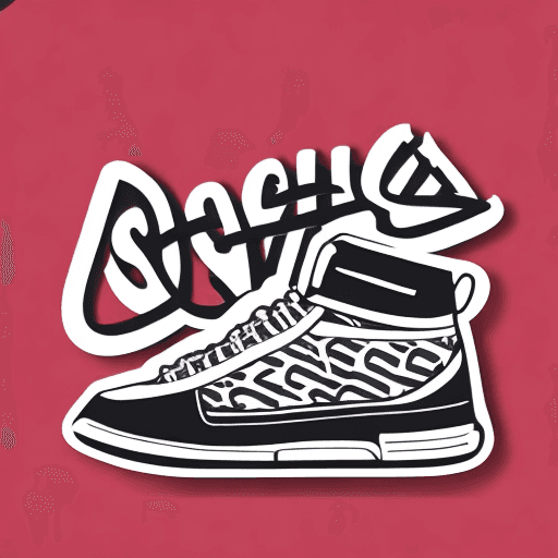 AI generated:  graphic logo for shoe store "sneakers day"
