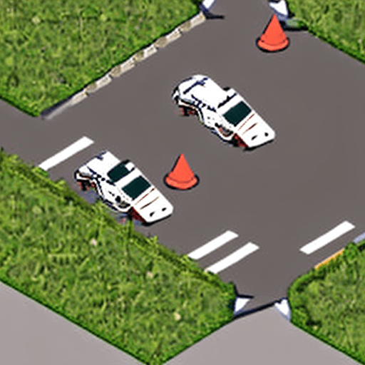 AI generated: "A survivor hides behind an abandoned white car, desperately shooting his patched up DIY shotgun at ...