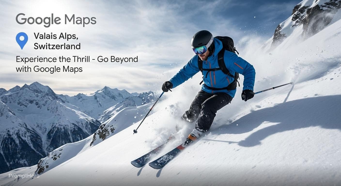 AI generated: In this image, don't change the position of anything; just add the Google GPS symbol and reduce the ...