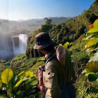 AI generated video: Ad of a site called "Ozonewalk.com" a travelling site