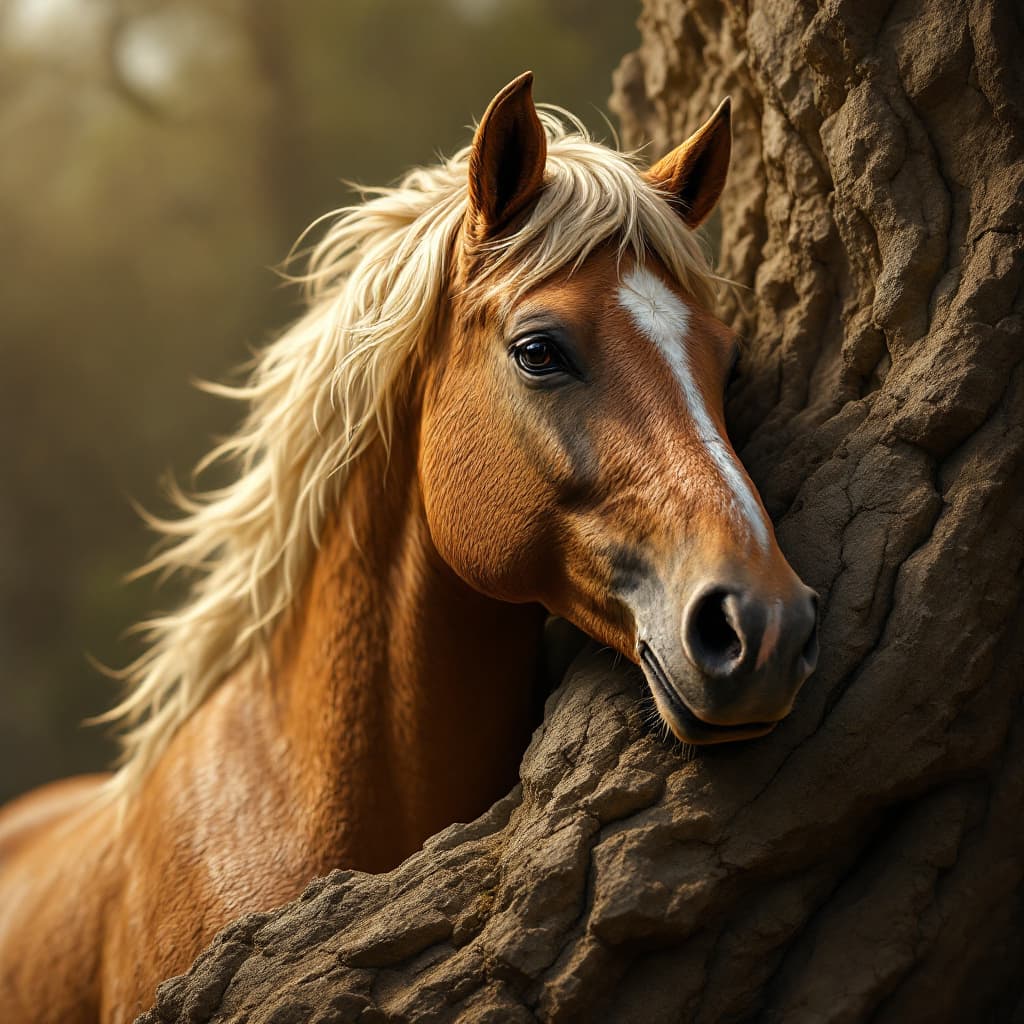 AI generated: cria uma imagem em relevo 3D duma pe;a de xadrez horse