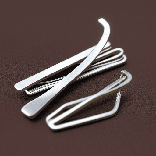 AI generated: one paperclip made with stainlessteel
