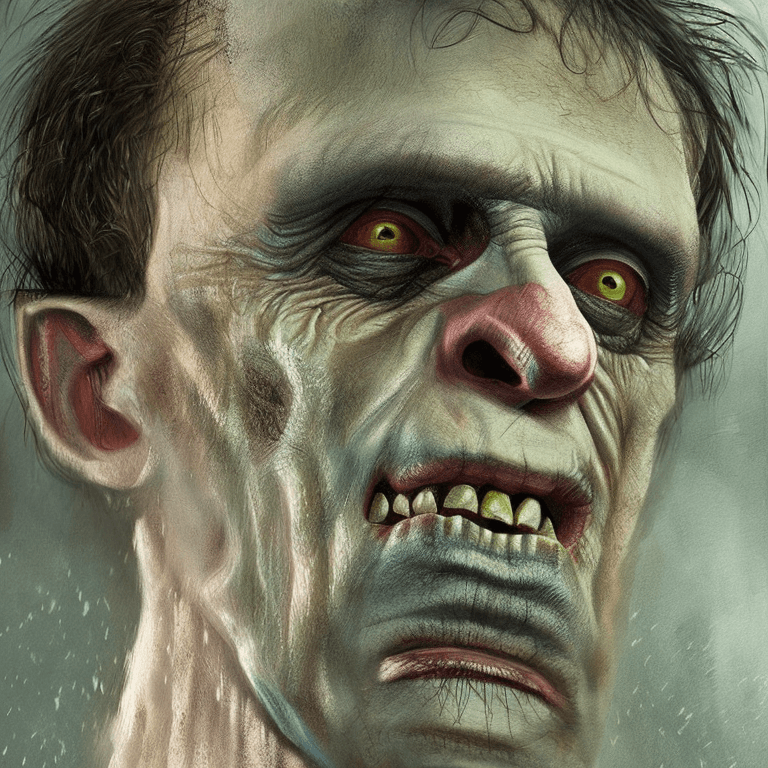 AI generated: hyper realistic concept art for a book cover , Frankenstein de Mary Shelley 