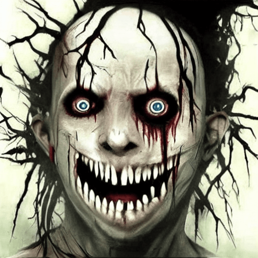 AI generated: horror, scary, jumpscare, nightmare, fright, scared, 