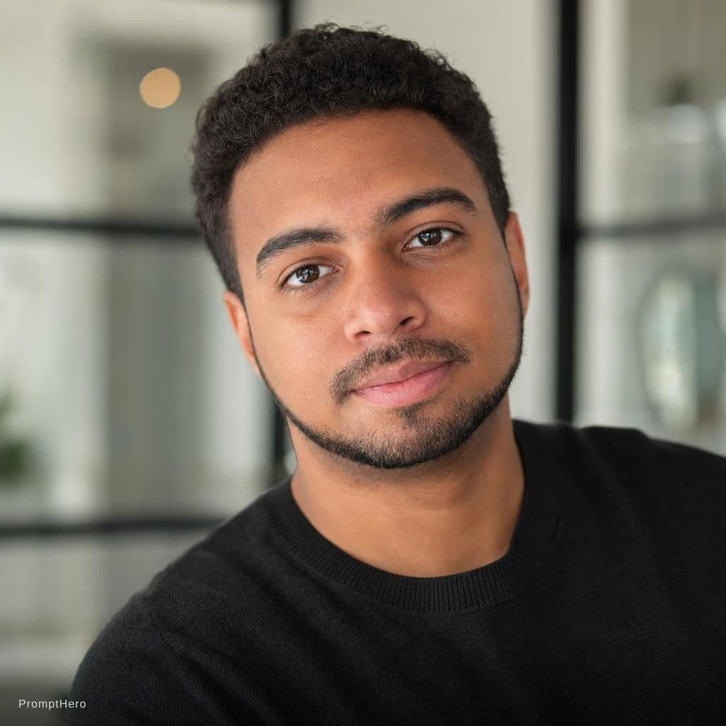 AI generated: Professional high-end photorealistic selfie of a man using only the face factions as reference, with...