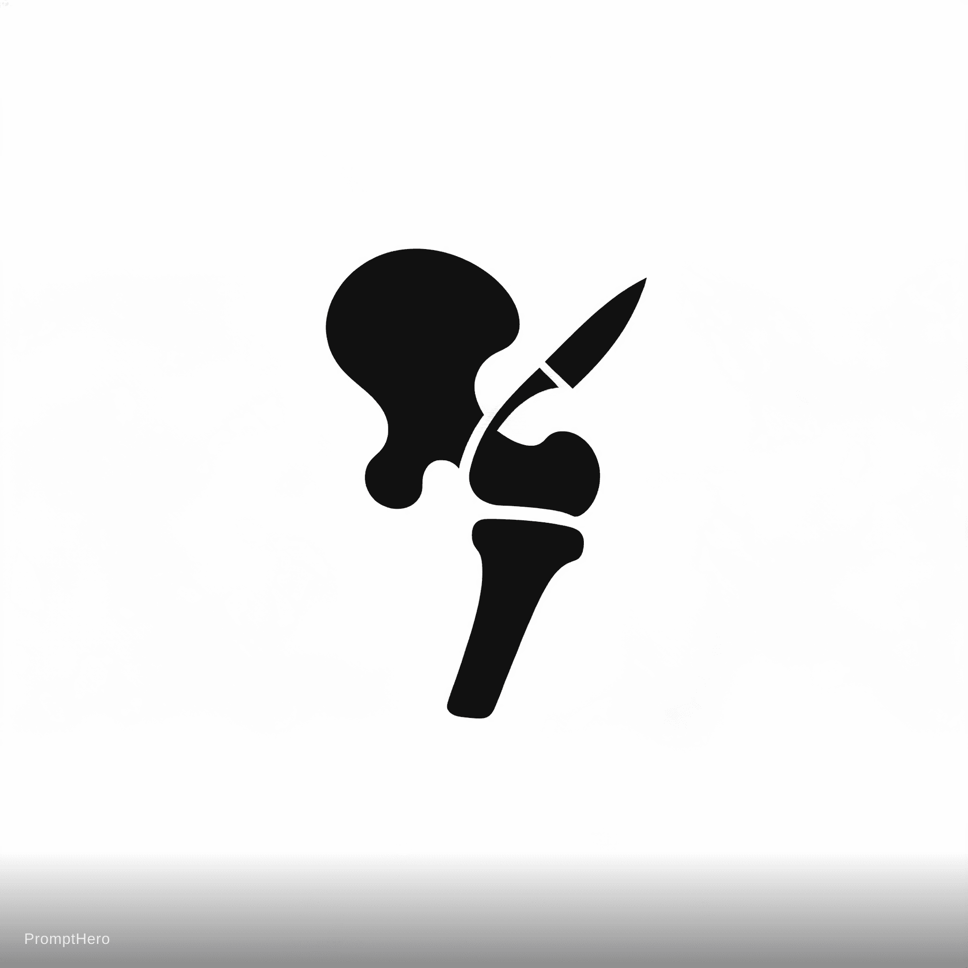AI generated: logo professionale per chirurgo ortopedico CHE SI OCCUPA DI CHIRURGIA PROTESICA DI GINOCCHIO E ANCA
...