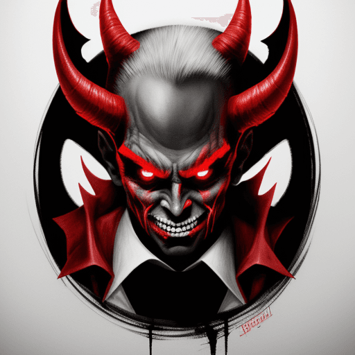 DreamShaper prompt: evil devil