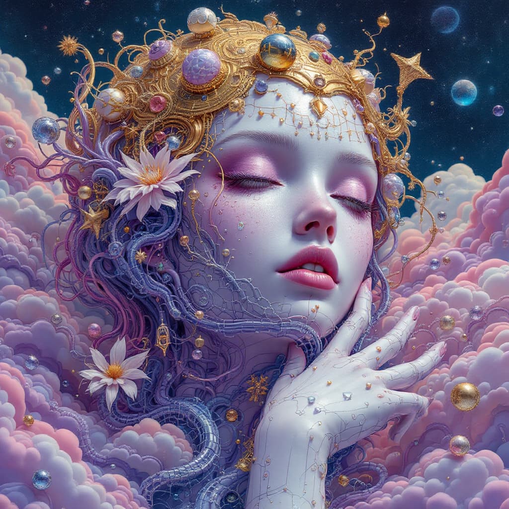 AI generated: Hyper realistic . surreal and trippy, very artistic that only AI can think up. Highly detailed. Psyc...