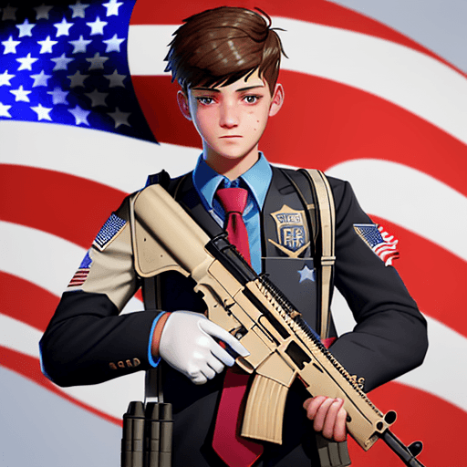 AI generated: america school shooting 1# victory royale