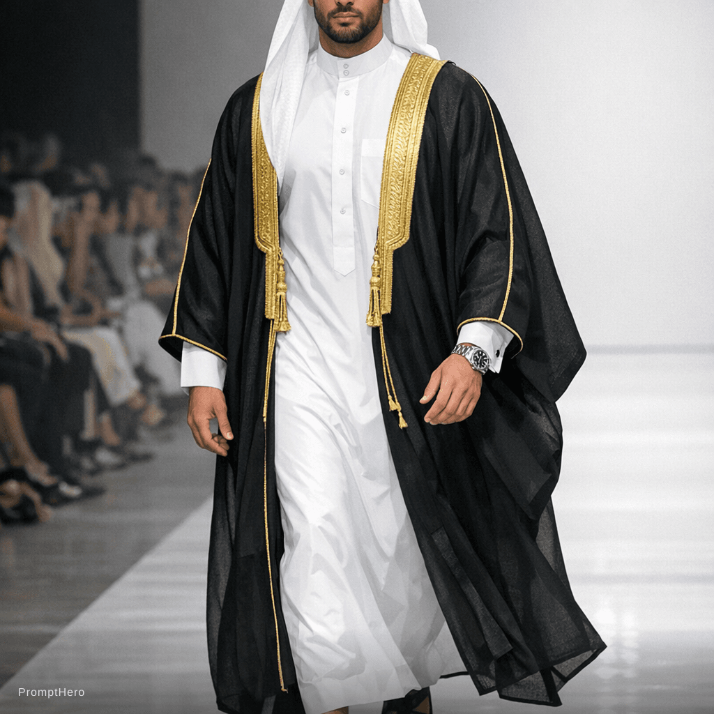 AI generated: عارض ازياء
