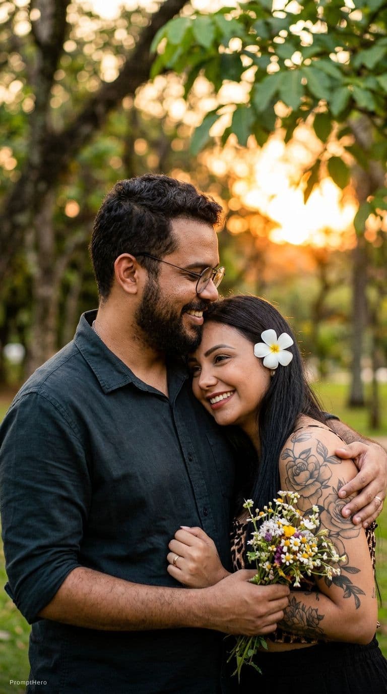 AI generated: a couple in love
