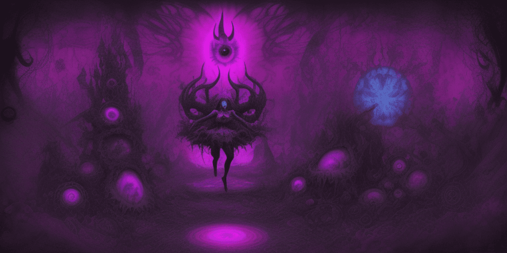 AI generated: (psychedelic bizarre), (Surrealist Dreams), (Devilcore) 16k