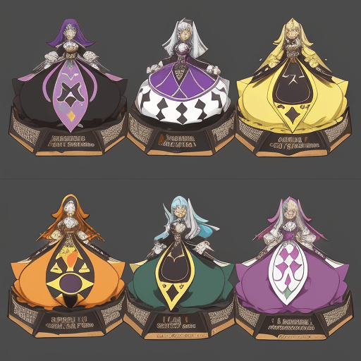 AI generated: personas, ajedrez, personas atractivas, cosplay de piezas de ajedrez, estilo medieval, runas, escrit...