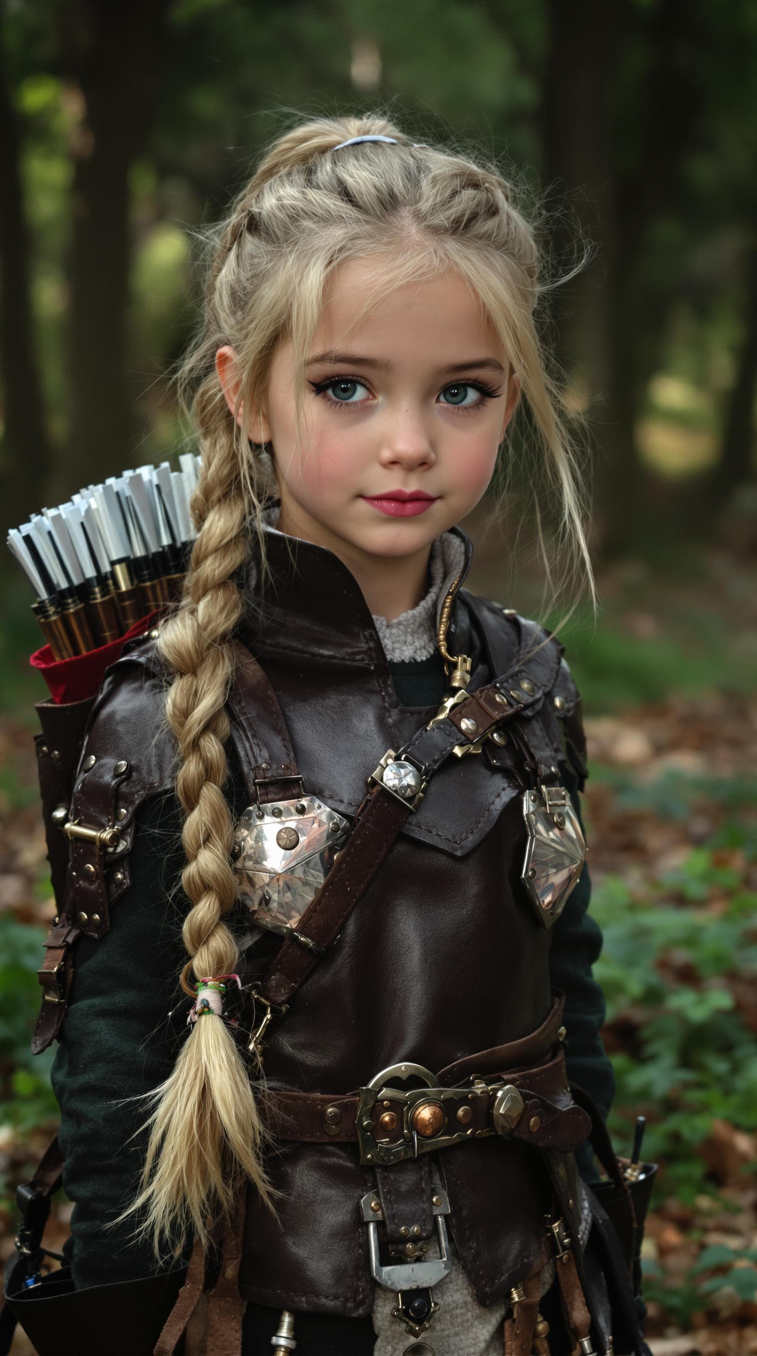 AI generated: professional photo of the most beautiful girl in the world, (age 7),(highly detailed), (masterpiece)...