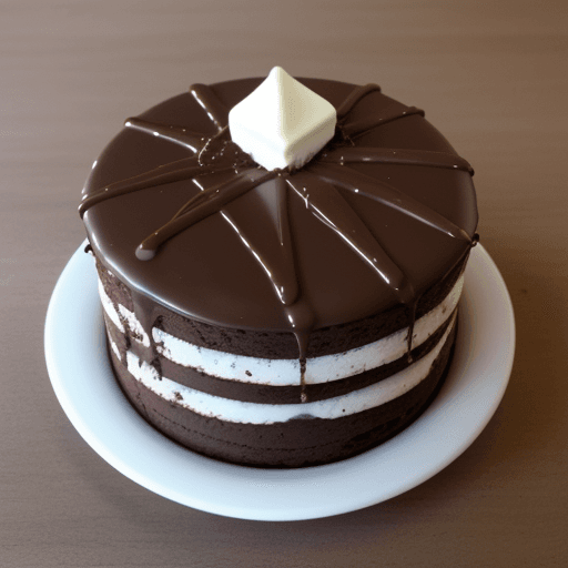 AI generated:  bolo de chocolate 
