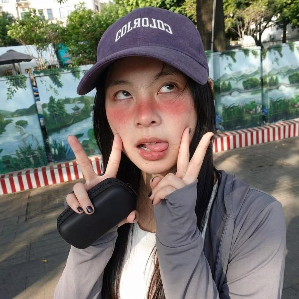 AI generated: ahegao, rolling eyes, cross-eyed, tongue out, open mouth, heavy blush, drooling, dazed expression, d...
