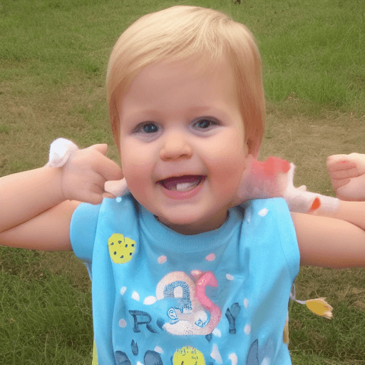 AI generated: toddler