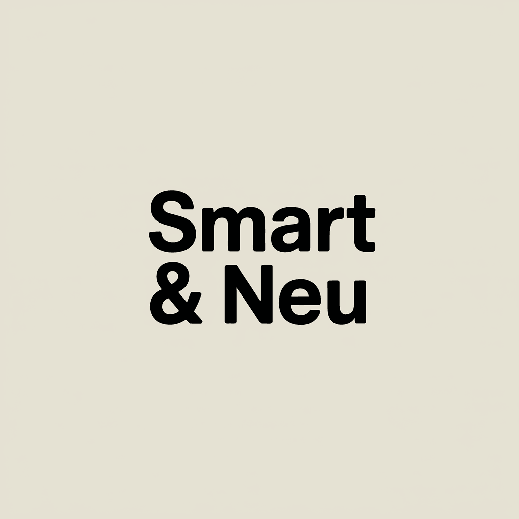 AI generated: Design briefing

What name or slogan do you want in your logo?
    Smart & Neu
Describe what your co...
