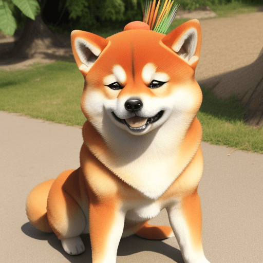 AI generated: shiba inu rasta
