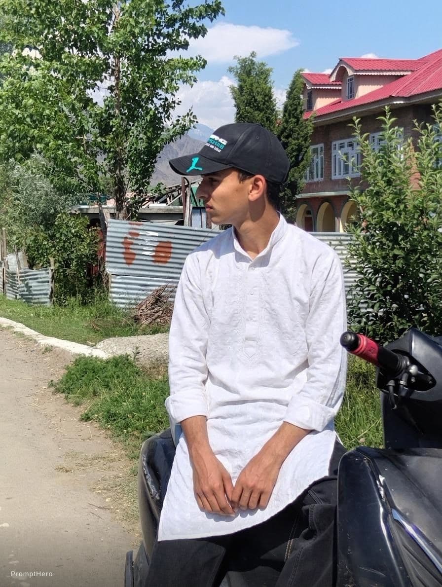 AI generated: Change my clothes into white kurta 