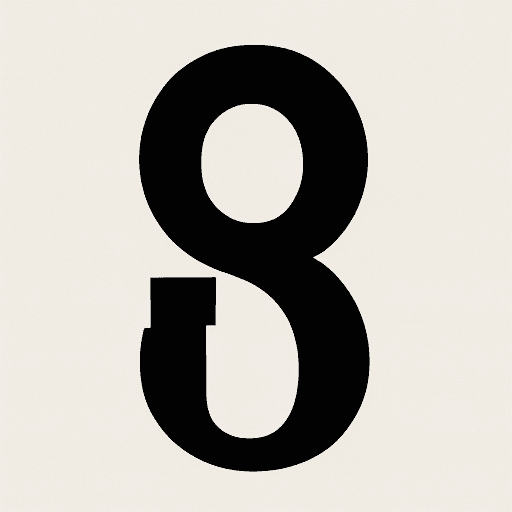 AI generated: the letter Q inside a question mark, simplistic, graphic design