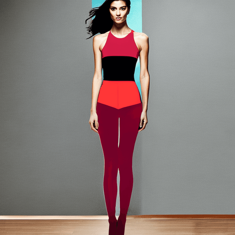 AI generated: High resolution photography of a skinny woman