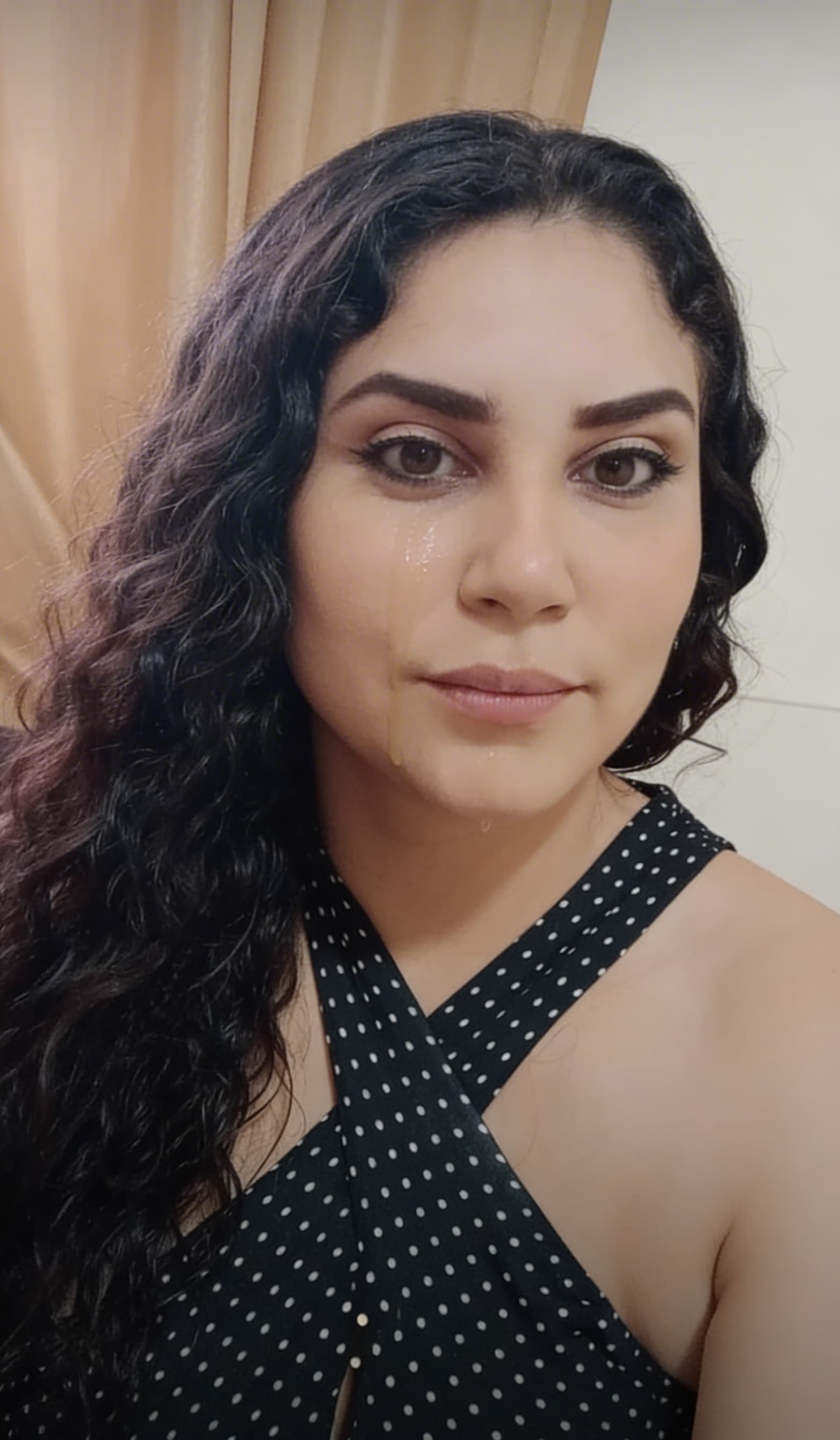 AI generated: Cum on face