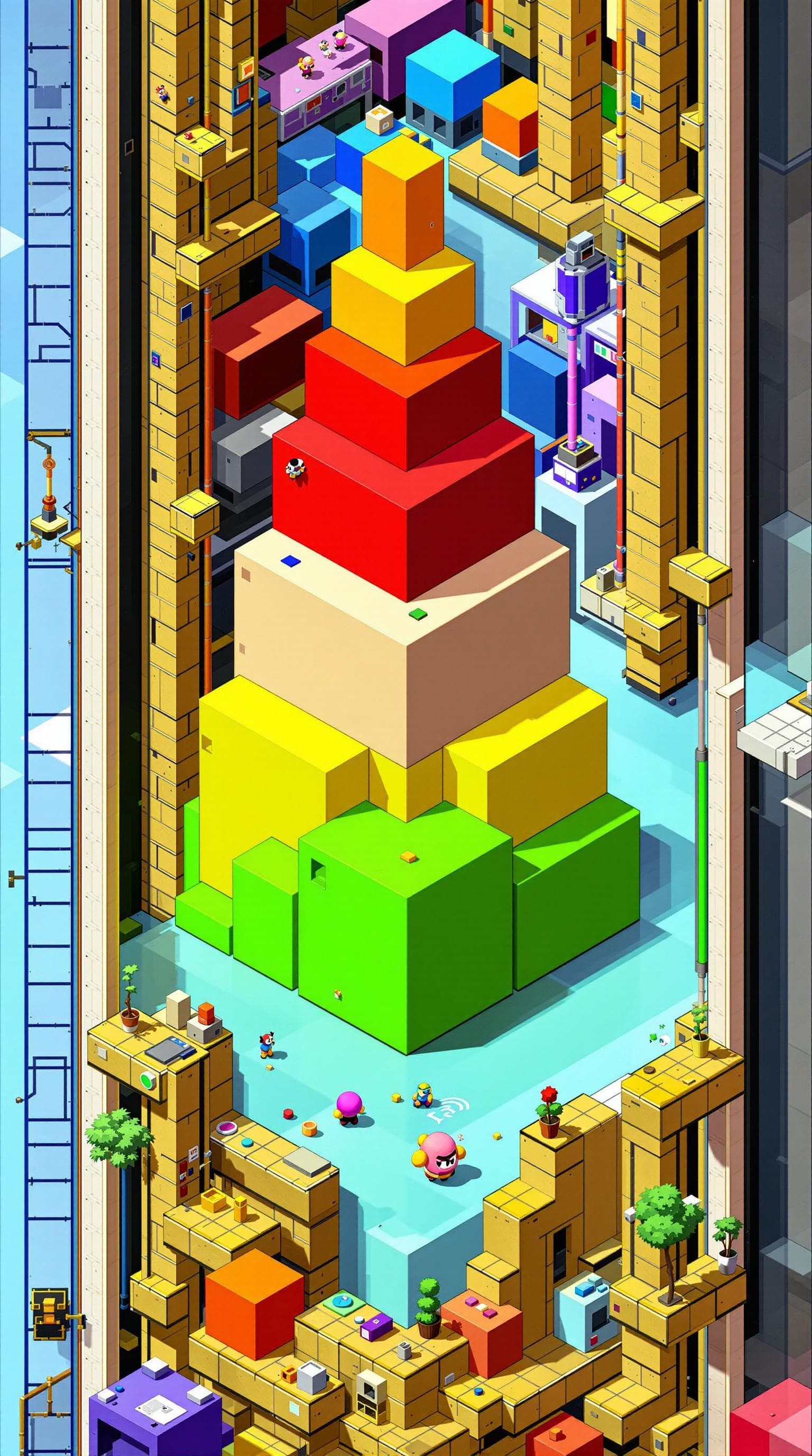 AI generated: It is a 2D action game with puzzle elements that uses isometric graphics to create a pseudo-3D effec...