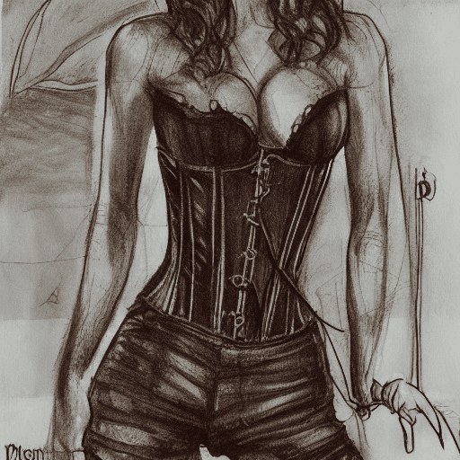 AI generated: Sketchbook Style, Sketch book, hand drawn, dark, gritty, realistic sketch, Rough sketch, mix of bold...