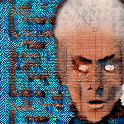 AI generated: as a Geneius like yourself can you generate a image with a man with grey hair, face has wrinkles and...