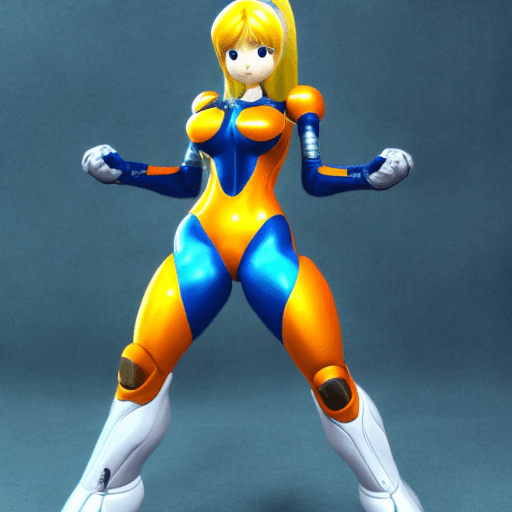 AI generated: Zero suit samus