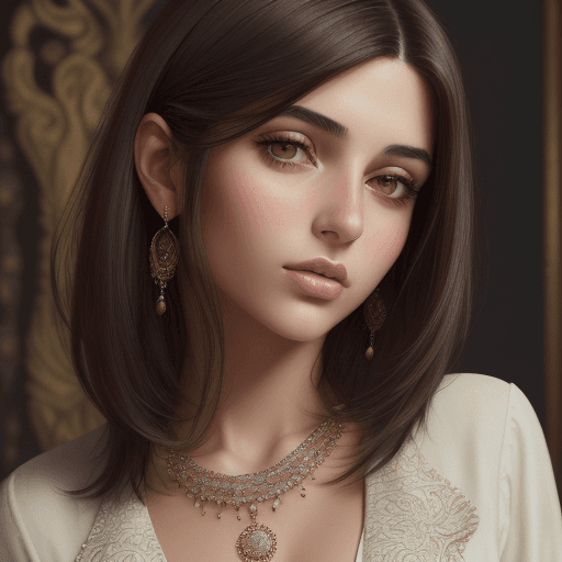 AI generated: A close-up portrait of a young beautiful (Scottish | French | Spanish | Iraqi ) girl, soft natural s...