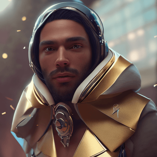 AI generated: The person should be wearing a stylish outfit, and there should be a banner hanging above the storef...