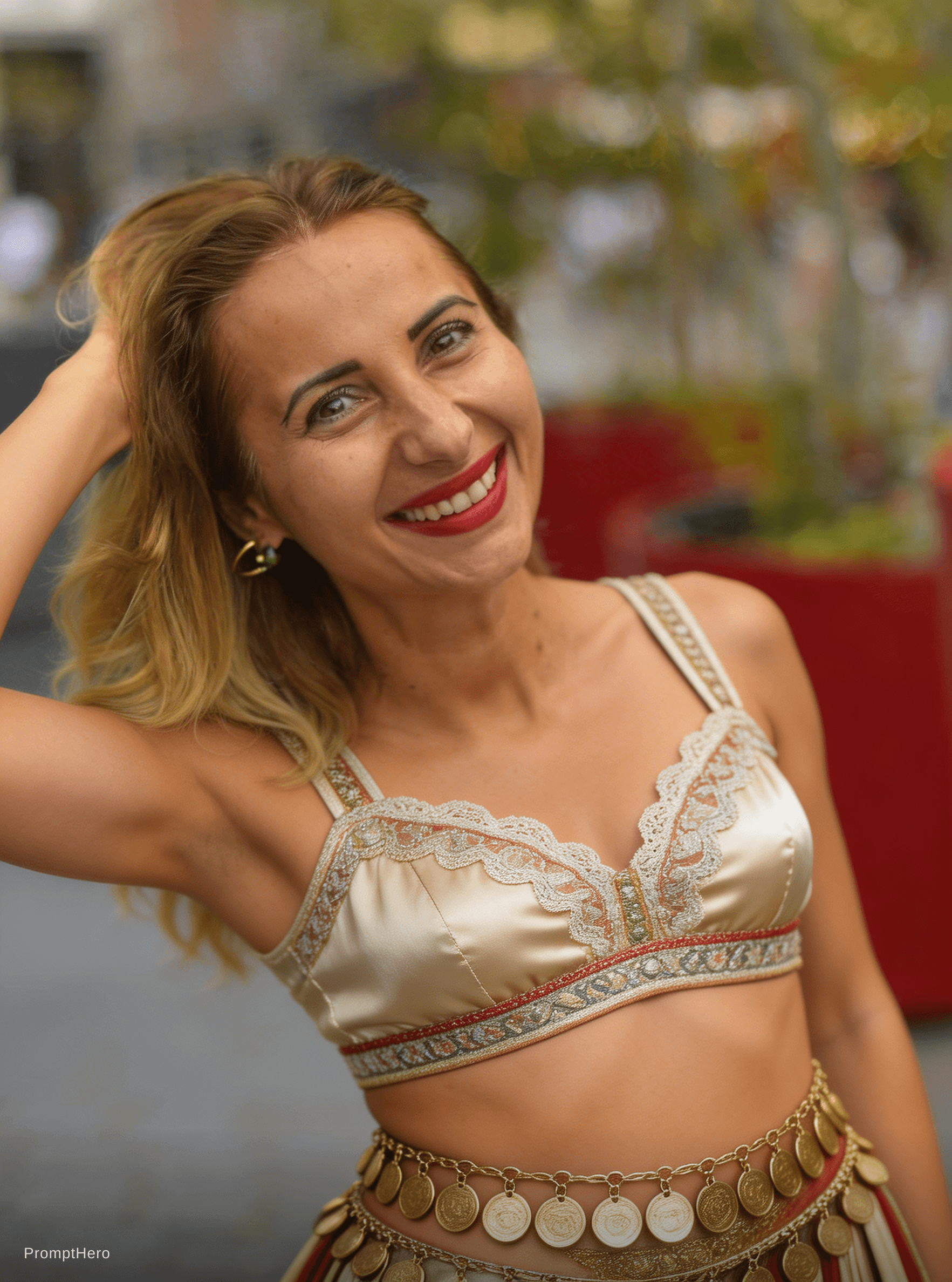 AI generated: Belly dancer