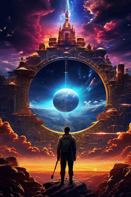 AI generated: Dreams of an Illusion, peace and freedom are only an imagination in this world,reality  is ugly,colo...