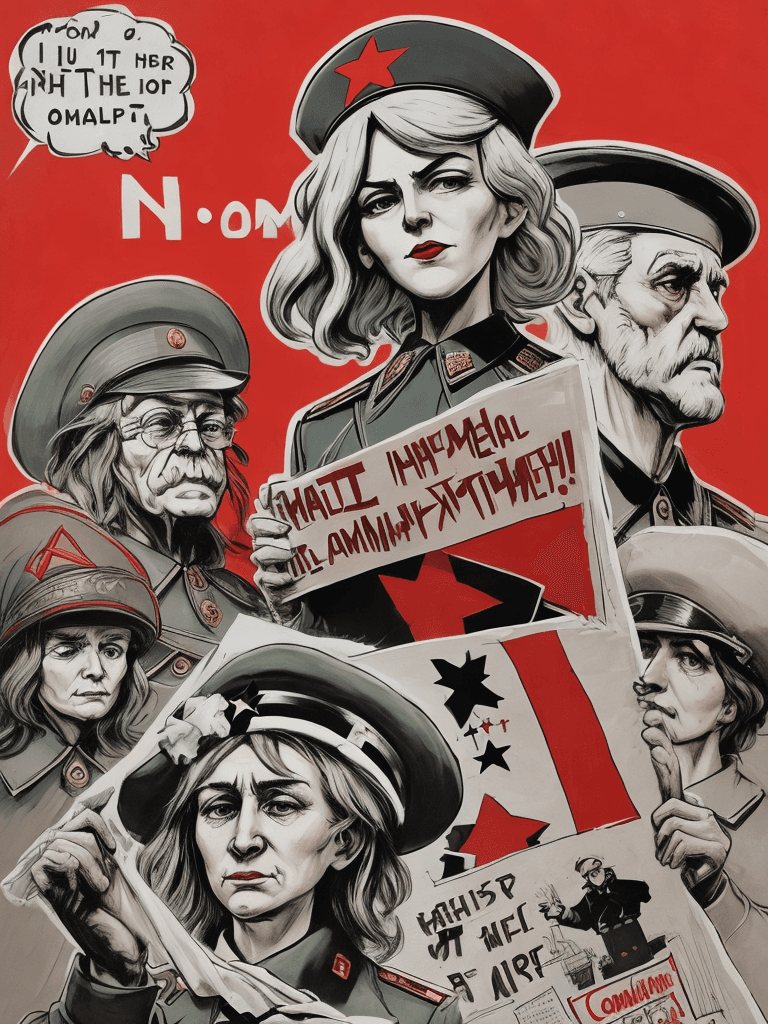 AI generated: anti comunism