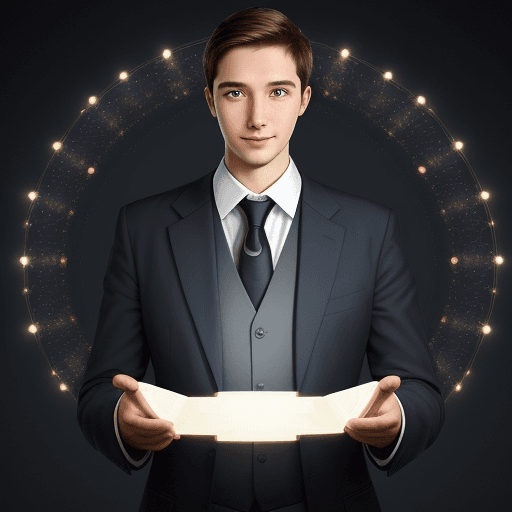 AI generated: SPIRITUAL MAN OF A LOT OF LIGHT, OPTIMIST, WHO COMES WITH A NEW, GREAT IDEA, HE IS A MAN SUPERIOR TH...