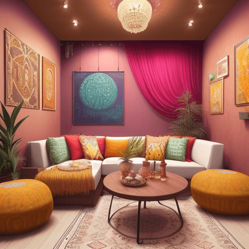 AI generated: Check the following link for prompt details:
promptbase.com/prompt/bohemian-interior-designs-4