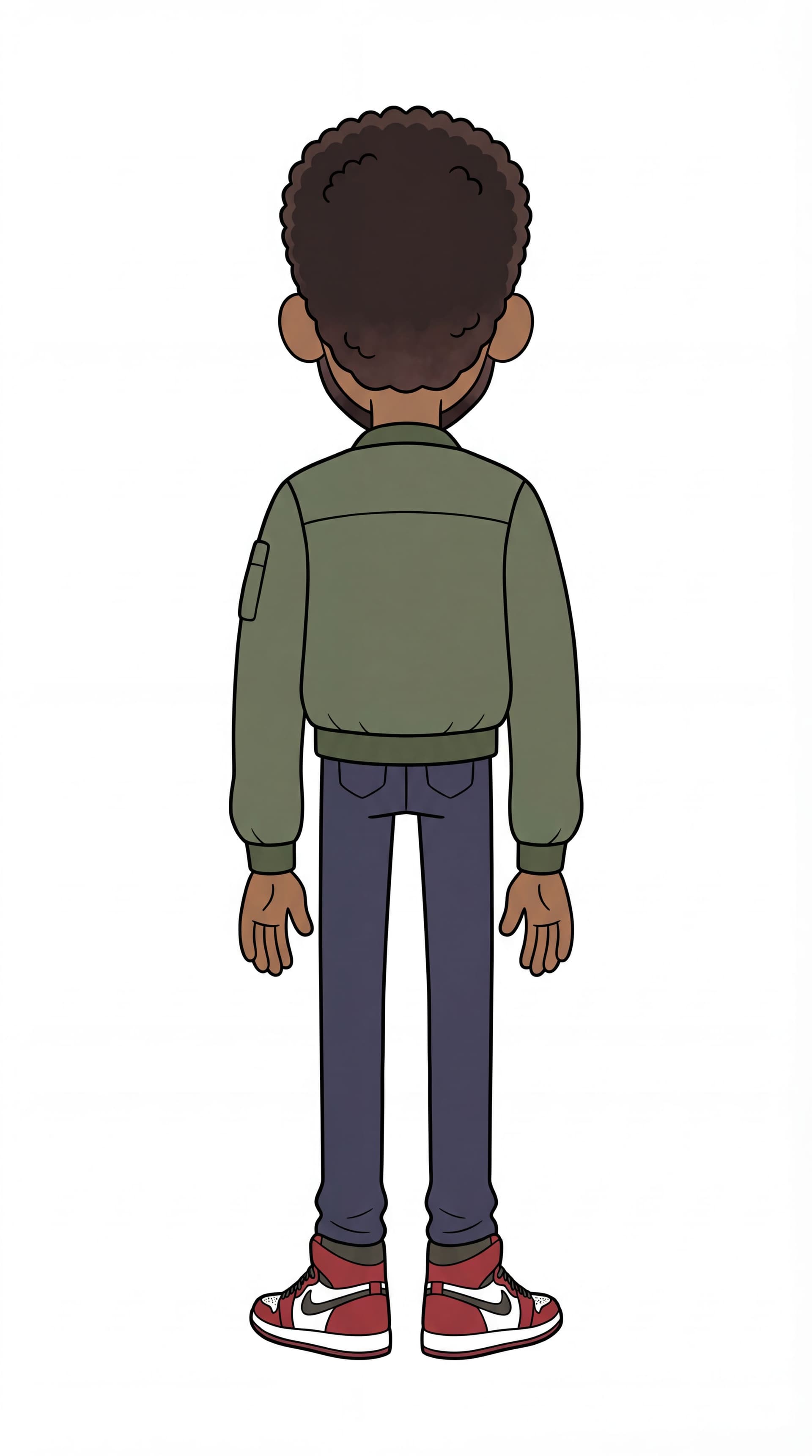 AI generated: Create a rear position. But make sure it aligns with reference image the proportions since it needs ...