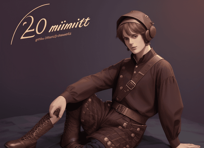 AI generated: 2100 minstrel outfit

