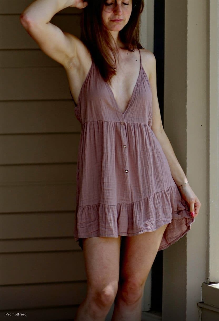 AI generated: Lifting skirt