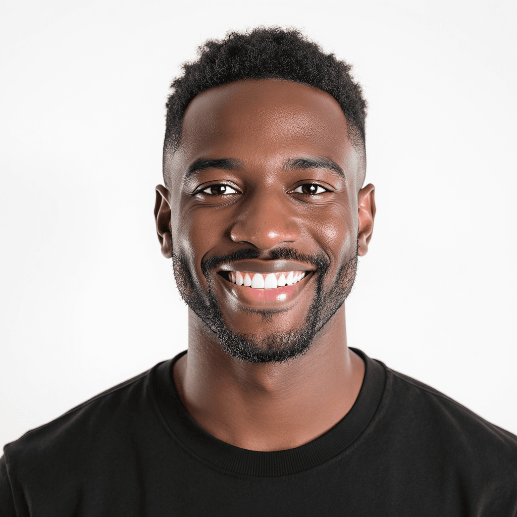 AI generated: Smiling 