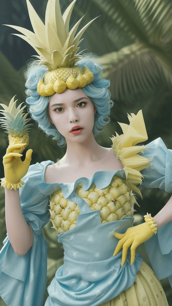 AI generated: Midjourney Replica Pro XL Ah, the "Perceptive Pantomime Pineapple," a whimsical character indeed! Th...