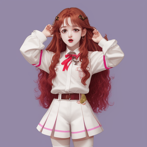 AI generated: gidle yuqi