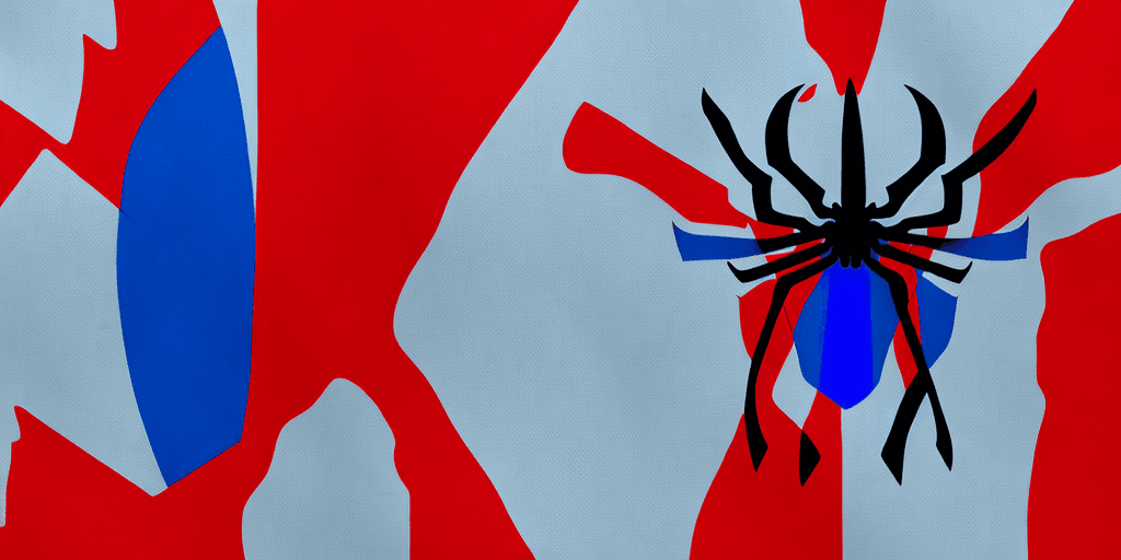 AI generated: polish flag colours spiderman 
