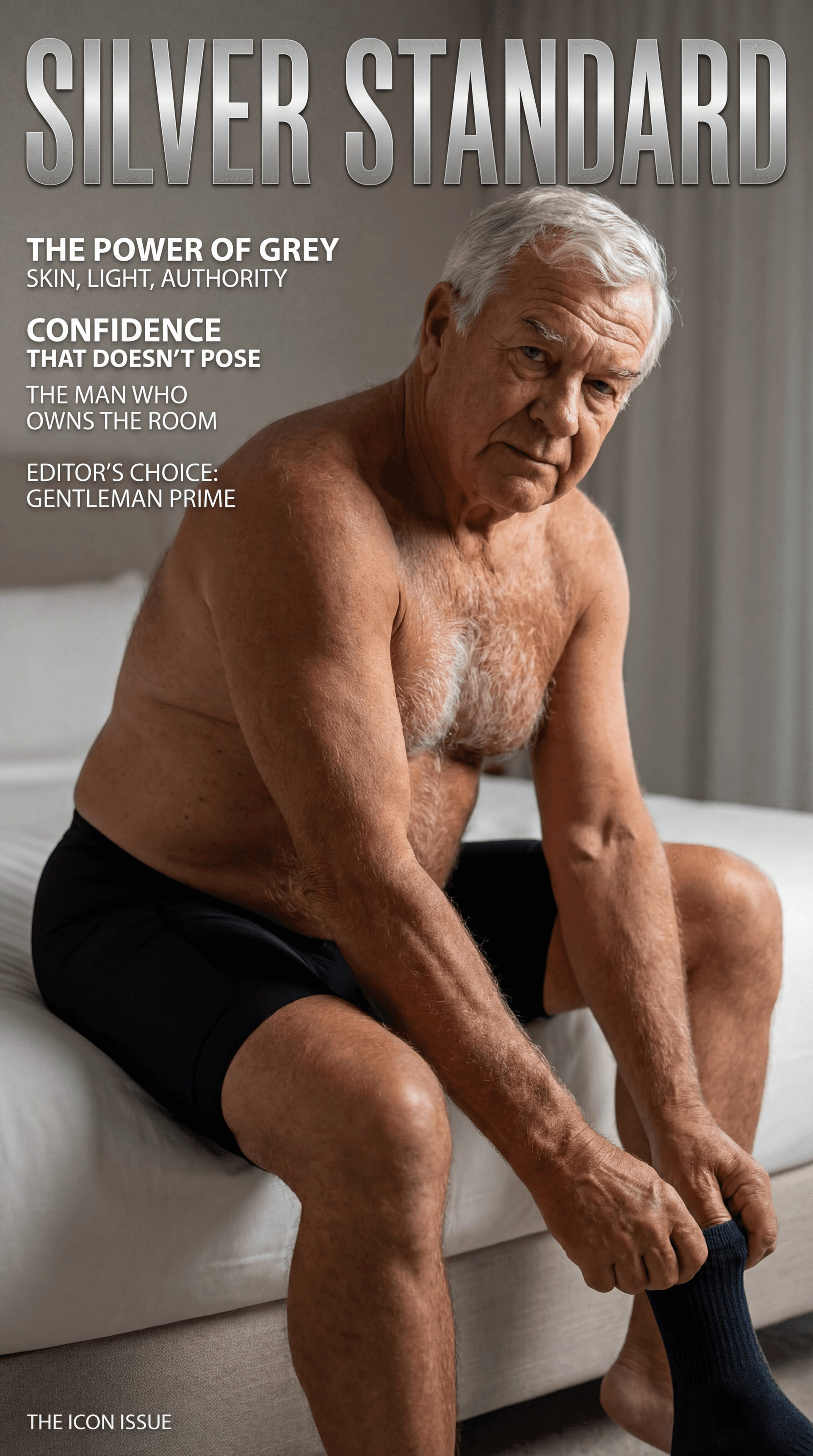 AI generated: FASHION MAGAZINE COVER. NOT CGI. NOT LIFESTYLE.
Ultra-realistic high-end editorial photography with ...